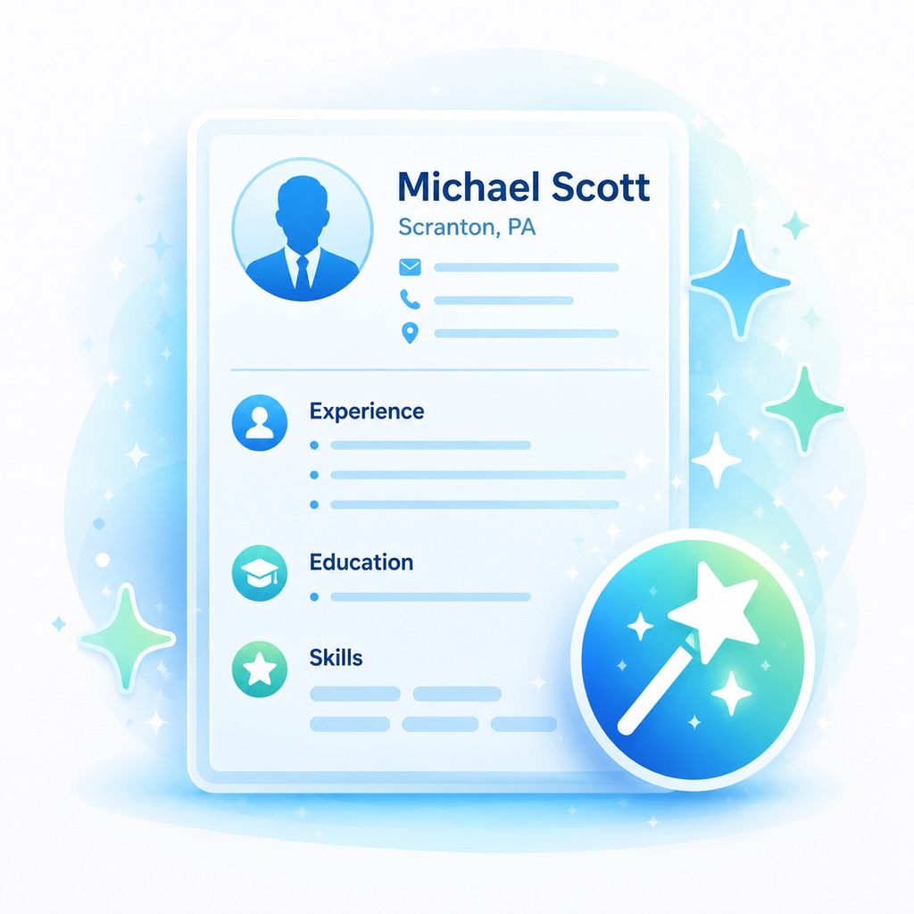 Tailored resume and cover letter generated for a specific job
